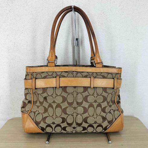コーチ COACH シグネチャー ハンドバッグ signature handbag レディース