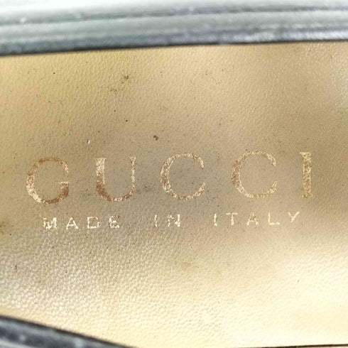 グッチ GUCCI イタリア製 ホースビット レザーローファー メンズ 9D