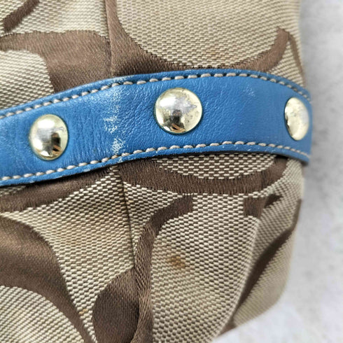 コーチ COACH シグネチャー スタッズ トートバッグ ハンドバッグ signature studs totebag handbag レディース