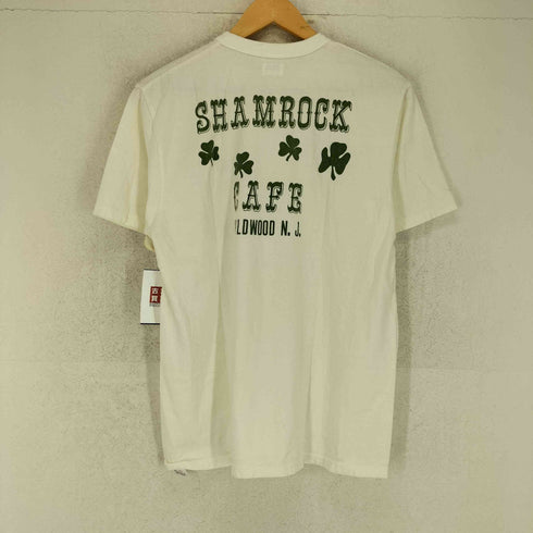 ウエアハウス WAREHOUSE DOUBLE WORKS プリント ヘンリーネック Tシャツ メンズ JPN:L