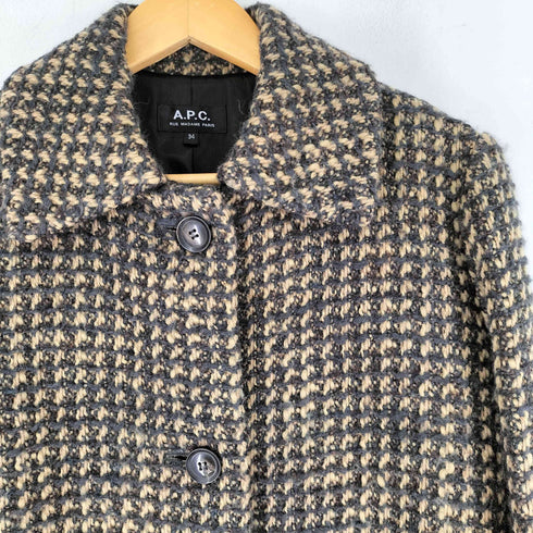 アーペーセー A.P.C. MANTEAU LISE ステンカラーコート レディース 34
