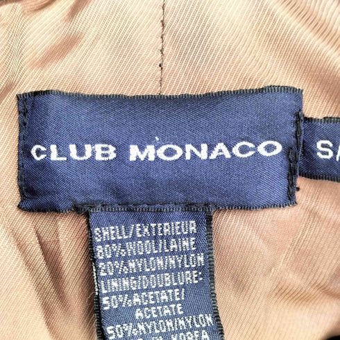 クラブモナコ CLUB MONACO マリンボタン ウールチェスターコート メンズ JPN:S
