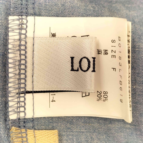 ロワズィール LOISIR グランジリネンノースリーブブラウス レディース FREE