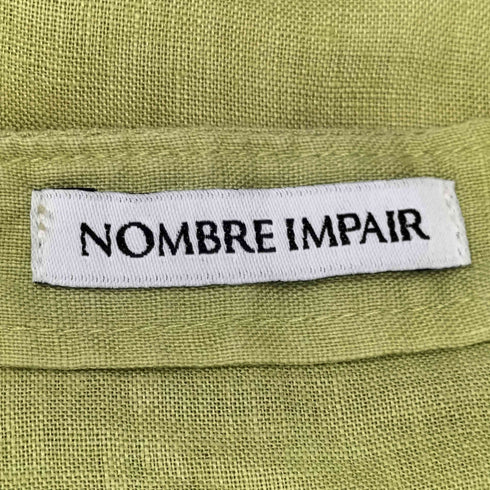 ノンブルアンペール NOMBRE IMPAIR リネン キャンバス ドルマン ブラウス レディース FREE