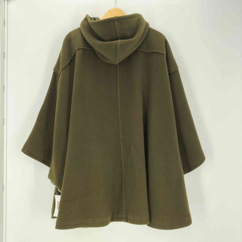 マレーラ MARELLA MADE IN ITALY イタリア製 白タグ バージン ウール ダッフル ポンチョ コート レディース EUR:40