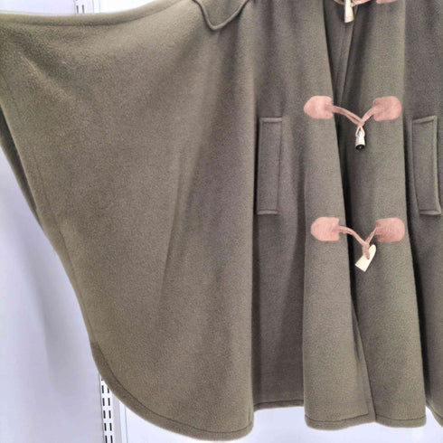 マレーラ MARELLA MADE IN ITALY イタリア製 白タグ バージン ウール ダッフル ポンチョ コート レディース EUR:40