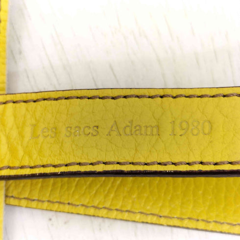 Les sacs Adam 1980 エブリィボックス レザー ハンドバッグ ポーチ付き レディース