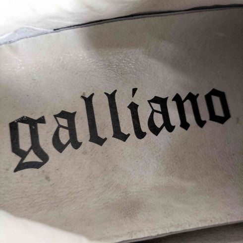 ジョンガリアーノ JOHN GALLIANO レザーローカットスニーカー メンズ EUR:43