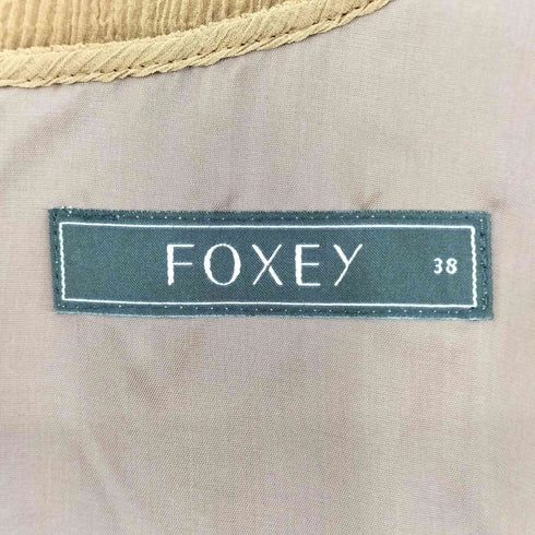 フォクシー FOXEY シアー プリーツ ノースリーブ ワンピース レディース JPN:38