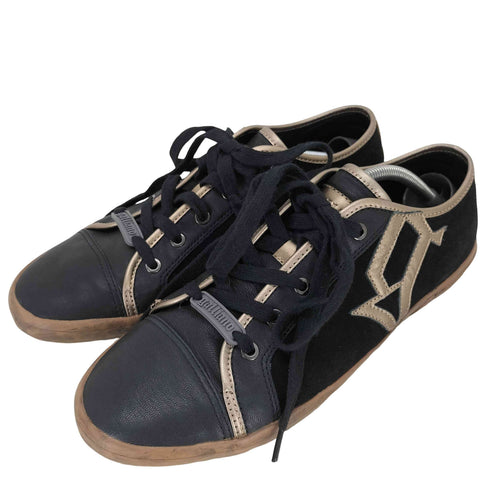 ジョンガリアーノ JOHN GALLIANO スエードローカットスニーカー メンズ EUR:43