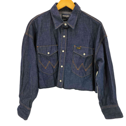 ラングラー Wrangler ショート シャツ デニム ジャケット レディース FREE