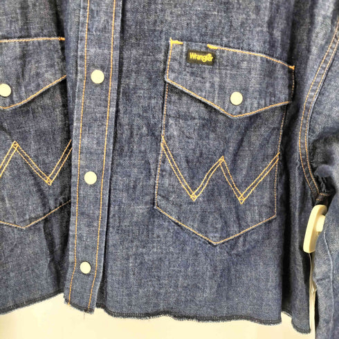 ラングラー Wrangler ショート シャツ デニム ジャケット レディース FREE