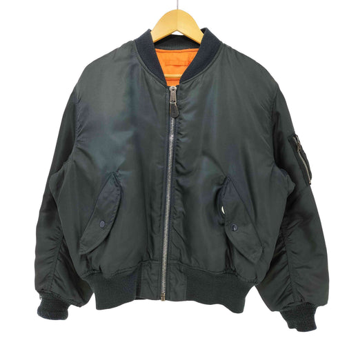ユーエスエアーフォース U.S. AIR FORCE 90s MA-1 フライトジャケット IDEALジップ メンズ import:L