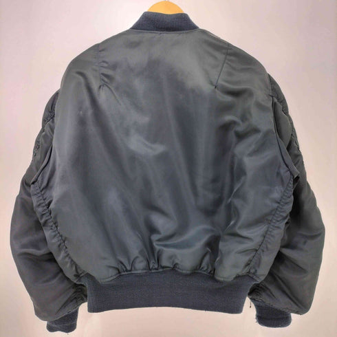 ユーエスエアーフォース U.S. AIR FORCE 90s MA-1 フライトジャケット IDEALジップ メンズ import:L