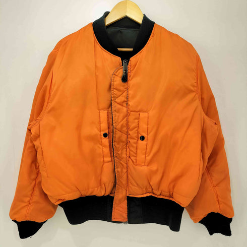 ユーエスエアーフォース U.S. AIR FORCE 90s MA-1 フライトジャケット IDEALジップ メンズ import:L
