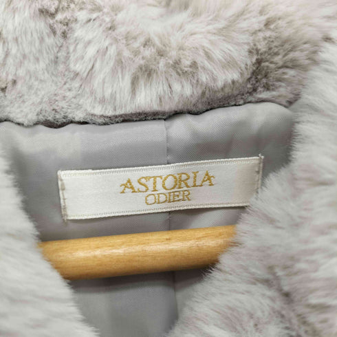 アストリアオディール ASTORIA ODIER ファー ドローコード ダウン ジャケット レディース L