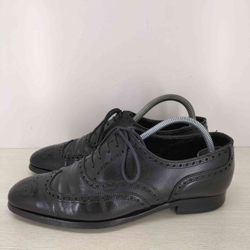 クロケットアンドジョーンズ CROCKETT&JONES MADE IN ENGLAND ウィングチップ ドレスシューズ メンズ UK:5.5
