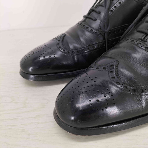 クロケットアンドジョーンズ CROCKETT&JONES MADE IN ENGLAND ウィングチップ ドレスシューズ メンズ UK:5.5
