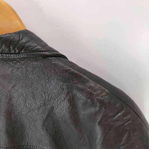 moda italiana モーダ イタリアーナ LAMB LEATHER ラムレザージャケット メンズ M