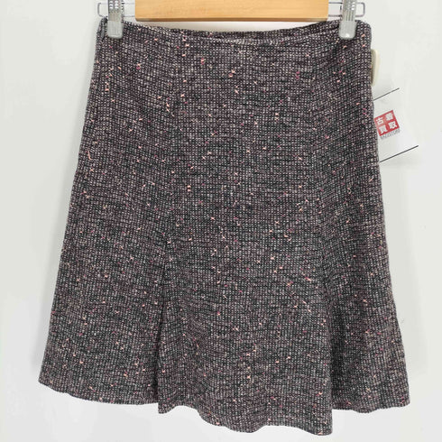 マックスマーラ MAX MARA イタリア製 白タグ ツイード シングル テーラードジャケット スカート セットアップ レディース 36/36