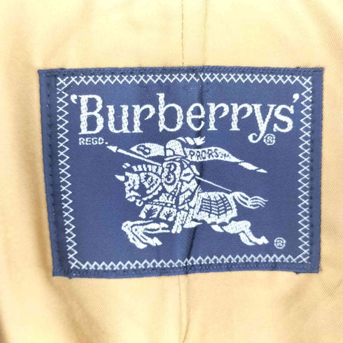 バーバリーズ BURBERRYS 80-90S 裏地 ノバチェック ウールライナー付き ステンカラーハーフコート メンズ