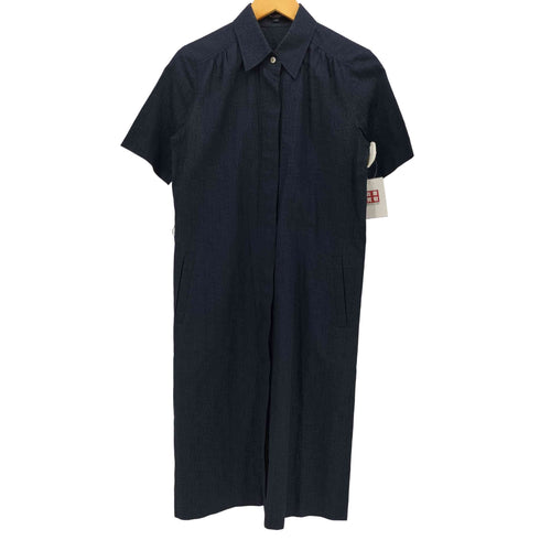 バーバリーロンドン BURBERRY LONDON B LOGO 総柄 S/S シャツ ワンピース レディース EUR:40
