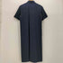 バーバリーロンドン BURBERRY LONDON B LOGO 総柄 S/S シャツ ワンピース レディース EUR:40
