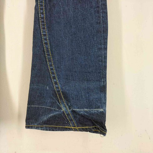 ロデオクラウンズ RODEO CROWNS 00S デザインステッチ ローライズ ブーツカット フレアデニムパンツ レディース US:26-27