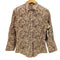ブルックスブラザーズ BROOKS BROTHERS フローラル コットン シルク L/S シャツ レディース US:4