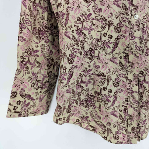 ブルックスブラザーズ BROOKS BROTHERS フローラル コットン シルク L/S シャツ レディース US:4