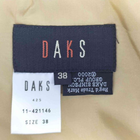 ダックス DAKS カシミヤ混 ウール スカート レディース EUR:38