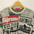 シュプリーム Supreme 18AW Newspaper print Sweater ニュースプリントセーター メンズ import:L