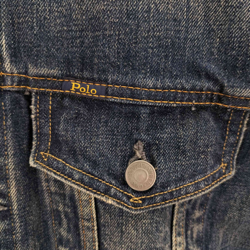 ポロラルフローレン POLO RALPH LAUREN 3rdモデル デニム トラッカージャケット メンズ import:M