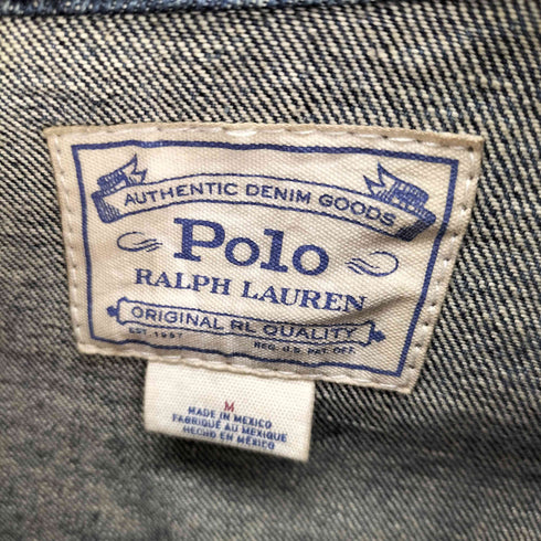 ポロラルフローレン POLO RALPH LAUREN 3rdモデル デニム トラッカージャケット メンズ import:M