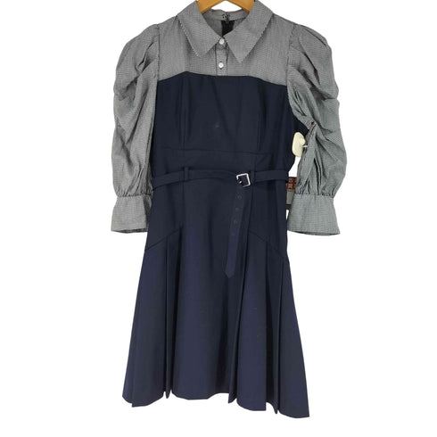 ダズリン dazzlin レイヤードシャツミニワンピース レディース import:M
