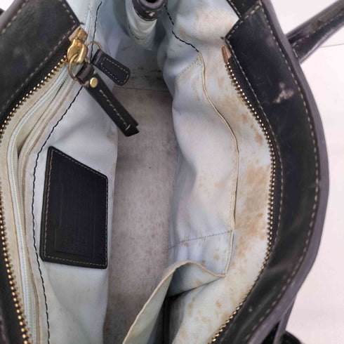 コーチ COACH レザー ターンロック ハンドバッグ leather turn lock handbag レディース