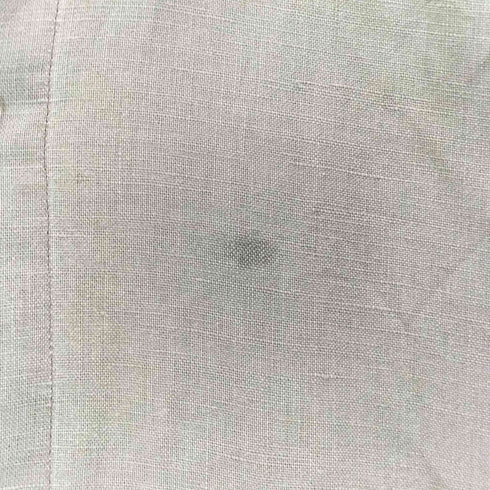 ペリーエリス PERRY ELLIS 90S OLD 麻 リネン コットン S/S ボックス シャツ メンズ import:M