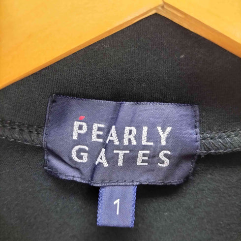 パーリーゲイツ PEARLY GATES ロゴ刺繍 ハイネック 長袖カットソー レディース 1