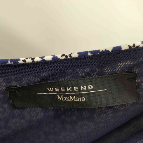 ウィークエンドマックスマーラ Weekend Max Mara 総柄 ノースリーブワンピース レディース