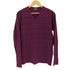 シーケーカルバンクライン ck Calvin Klein ボーダーデザインVネックニット レディース import:L