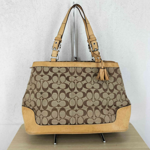コーチ COACH シグネチャー ハンドバッグ signature handbag レディース