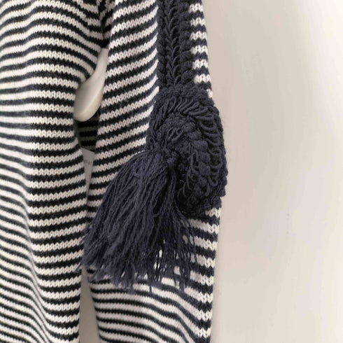 マックスマーラ MAX MARA タッセル ボーダー ボートネックニット レディース