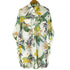 ザラ ZARA ボタニカル フローラルモチーフ シャツワンピース レディース import:XS