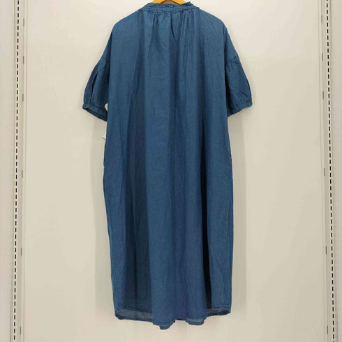 ブルーブルーエ Bleu Bleuet 襟タックワンピース レディース JPN:M