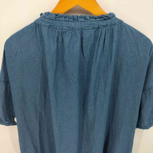 ブルーブルーエ Bleu Bleuet 襟タックワンピース レディース JPN:M