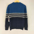 バーバリーブラックレーベル BURBERRY BLACK LABEL ノルディック ダイヤ ロゴ メタルプレート クルーネック ニット セーター メンズ JPN:2
