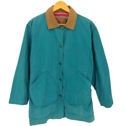 ウールリッチ WOOLRICH 80s~90s 裏地ペイズリー柄 襟切替 ハンティングジャケット レディース import:S