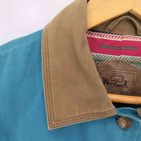 ウールリッチ WOOLRICH 80s~90s 裏地ペイズリー柄 襟切替 ハンティングジャケット レディース import:S