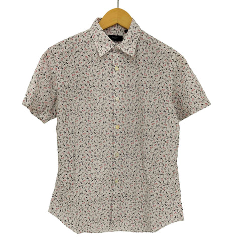 ポールスミス Paul Smith 小花 総柄プリント コットン 半袖シャツ メンズ import:S