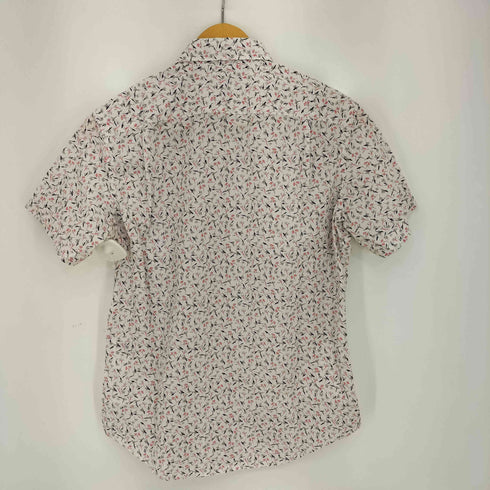 ポールスミス Paul Smith 小花 総柄プリント コットン 半袖シャツ メンズ import:S
